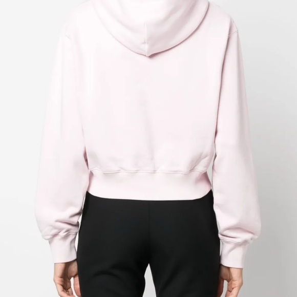BRAND NEW - AMBUSH Pink Cropped Fitted Hoodie - Picture 4 of 7